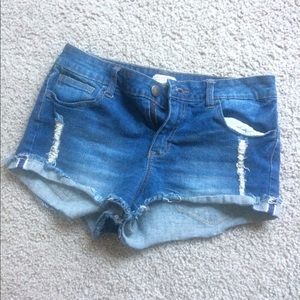 High waisted shorts